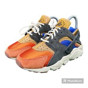 Nike Multicolor Sneakers with Orange and Blue